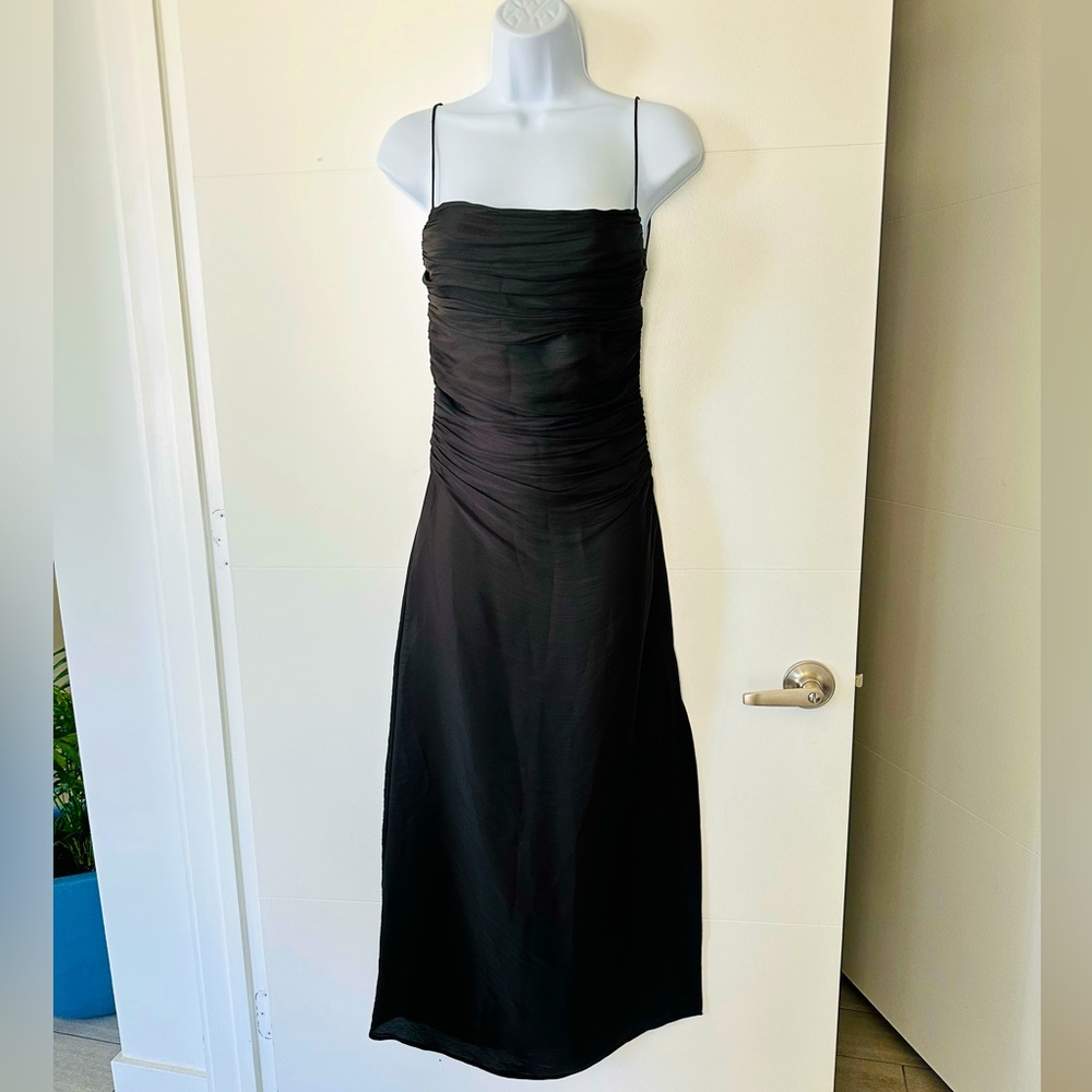 Zara long black dress